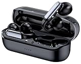 Tulbeys Kabellose Over-Ear-Ohrhörer, E62, Bluetooth 5.4, Clip-On-Kopfhörer für klare Sprachanrufe, leicht und bequem, stabile Passform, perfekte Fitness-Ohrhörer mit offenem Ohr-Design, Schwarz