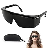 ELEPRUC Laser-Schutzbrille IPL 190 nm - 2000 nm, UV Schutzbrille, Laserschutzbrille für Augenschutz und Laser-Haarentfernung, Bräunung, Rotlichttherapie