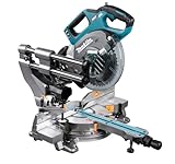 Makita LS002GZ01 Akku-Kapp-Gehrungssäge 40V max. (ohne Akku, ohne Ladegrät) inkl. AWS Funk-Adapter WUT01, Petrol