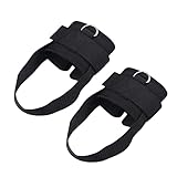 Milisten 1 Paar Fitness Fußschlaufen für Kabelzug Gepolsterte Ankle Straps Bequemes Fitness Zubehör für Beintraining für Glute Übungen und Widerstandstraining