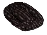 adena Hundekissen oval 80 x 49 cm - Tupfen braun