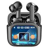 Übersetzer Kopfhörer – Translator Earbuds für Echtzeitübersetzung mit LCD-Touchscreen, unterstützt 144 Sprachen und 4 Übersetzungsmodi, Kopfhörer Übersetzer Echtzeit mit App für iOS und Android