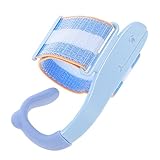 NUOBESTY Kinder handschrift stifte Greifer Inhaber Bleistift Gel schreiblernhilfe kinder stift einschulung Stifte Korrektor Schreibwerkzeug zur Haltungskorrektur Doppelt gewebtes Nylon Blue