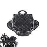 KACBRU Für Harley Sportster XL883 XL1200 XL 1200 883 Motorrad PU Öl Kraftstofftank Lagerung Reisetasche Magnetic Toolkit Tankrucksack