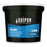 KOIPON Oxalit 1 kg Teichschlammentferner zur Teich Reinigung von Laub, Teich Schlamm und Ablagerungen wirkt innerhalb weniger Minuten mit Sauerstoff