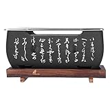 Xiuganpo Japanischer Barbecue-Grill, Tragbarer Holzkohleofen aus Aluminiumlegierung für die Küche zu Hause Im Freien
