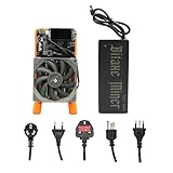 Bitaxe NerdQaxe++ 4.8TH/s Bitcoin Miner – 4X BM1370 ASIC Chips, 15J/Th, 98W Stromverbrauch, 2.4G WiFi, Open-Source-Mining-Maschine, hohe Effizienz für BTC-Mining