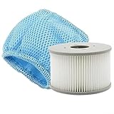 babominimer Für Filter Schutznetz Netzabdeckung Sieb für MSPA aufblasbare Schwimmbäder - Kompatibel mit Mont Blanc, Modellen - Blau