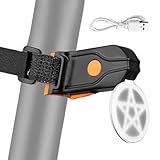 Rücklicht, LED-Rücklichter, wetterfeste Rücklichter, wiederaufladbar über USB, Nachtfahrten, Fahrradlichter, Zubehör
