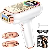 NIKYJM IPL Geräte Haarentfernung Laser, 6,8 cm² Großkaliber Schmerzfreie Haarentfernungsgerät mit 3 Funktionen HR/SC/RA, 9 Energiestufen Laser Haarentfernung für Männer,Frauen,Gesicht,Bikini,Körper