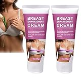 Generisch Straffende Brustcreme, Brustvergrößerung Cream, Straffungs- und Volumeneffekt Cream für Brust- und Dekolleté-Straffung, Nährende und festere Brust, Tiefenhydration (2P)