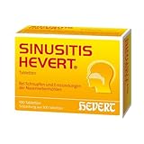 Sinusitis Hevert bei Schnupfen und Entzündungen der Nasennebenhöhlen, 300 St. Tabletten