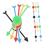 MILISTEN 18 Stück Digitaler Plattenspieler Erwachsene Ersatz Drehspiel Rotationspfeil Spiel X Pfeile Zubehör Für Zubehör ￼ DIY Brettspiele Brettspiel Kunststoff