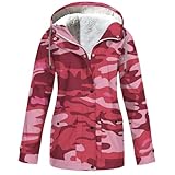 Mrat Wasserdichte Jacke für Damen, mit Kapuze, winddicht, Tasche, Blumenmuster, Wandern, Regenmantel, Outdoor, Walking, Arbeit, Windbreaker, Sportjacke, Übergröße, Reißverschluss, Damen-Regenmäntel