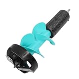 SEAFRONT Elektrisches Eisbohrer-Set, Schlagfester Eisbohrer mit 6-Zoll-Blatt und Positionierer für den Notfall Beim Angeln Im Winter