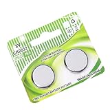 Multipacks von 2 Stück/4 Stück 2032 Lithium-Knopfzellen 3 V Stromquellen 2032 3 V Lithium-Knopfzellen für elektronische Geräte elektronische Batterien