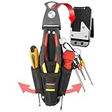 Werkzeugtasche, robuster Elektriker-Werkzeuggürtel für Werkzeuge, wasserdicht, Tasche für Werkzeug mit Drehmechanismus, Clip A Cin