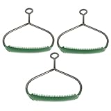 DINHEAROM 3Stücke Pferdekamm aus Tierhaarbürste für Pferdepflege Sanfte Ergonomisches Design für Rinder und Andere Nutztiere für Optimale Fellpflege