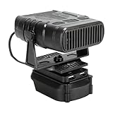 Tragbare Autoheizung - 90 Grad Verstellbarer Entnebeler Und Heizer - Automobil Windschutzscheibe Schnelle Heizgeräte,Für Fahrzeug LKW Schreibtisch Badezimmer Schlafzimmer Garage Winterfahren Innenbere