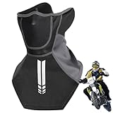 Hitburu Halswärmer Für Radfahren | Windabweisend Mit Reflektierenden Streifen | Fahrrad Gesichtsabdeckung Winter Nackenschal | für Männer, Frauen, Erwachsene, Senioren, Teenager, zum Wandern,