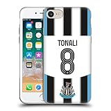 Head Case Designs Offizielle Newcastle United Football Club Sandro Tonali 2025/26 Spieler Home Kit Gel Handyhülle Hülle [Militärischer Schutzgrad] Kompatibel mit Apple iPhone 7/8 / SE 2020 & 2022