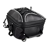 Motorrad Hecktasche für Peugeot Citystar 50 2016 2017 2018 2019,wasserdichte Hecktasche Motorrad, Große Kapazität Motorrad Hecktasche, Sozius Tasche Motorrad