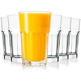 Hochwertige Gläser (12-teiliges Set, 270ml), Trinkgläser, Wassergläser– Perfekt für Latte Macchiato, Wasser, Saft