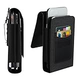 Handy Gürteltasche, Smartphonetasche Gürteltasche, Handytasche Gürtel, Handytasche, Universal Taillentasche für Arbeit/Wandern/Camping/Grillen/Rettung, Geschenke für Männer(Schwarz)