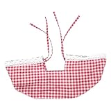 Toyvian Wäschebarer Wiederverwendbarer Korbeinsatz aus Stoff Optimal für Rattan Drahtkörbe Dekorativer Rotkariert Boho Ersatz-inneneinsatz für Picknick Aufbewahrungskörbe