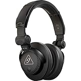 Behringer HC 200 Hochwertiger professioneller DJ-Kopfhörer, Schwarz