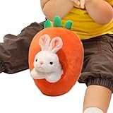 XIAOXIAOYU Stoffhase Plüschtier | Niedliches Kuscheltier | Kuscheltier Für Kinder Erwachsene Jugendliche Geburtstag Schlafzimmer Deko Partyspiel