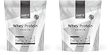 Amazon-Marke: Amfit Nutrition Molkeproteinpulver, Cookies & Cream, 33 Portionen (2er Pack), 1 kg