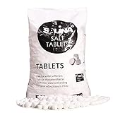 Salina Regeneriersalz 25 kg | Siedesalz Salztabletten | Enthärtersalz Wasserenthärtungsanlagen | Pools Schwimmbad | Hochreines Wasserenthärter Salz