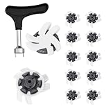 Golfnägel – 12 Stück rutschfeste Nägel für Golfschuhe – schnelle Golf-Schraube für tragbare Golfschläger für Golftrainer, Platz zu Ai