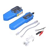 MasYosh Netzwerkkabel Finder, 650 Nm Rotes Licht Anti -Interferenz -POE -Ethernet -Draht - für Cat5 Cat6 -Kabel, mit Einstellbarer Empfindlichkeitskopfhörerfunktion LED -Licht