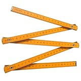 Holz-Klapplineal – 1 Meter faltbares Lineal für Schule, metrisches Maßstabslineal, Zeichenwerkzeuge | Schulbedarf, Holzverarbeitung, Lehrbedarf, hölzerner Messstab