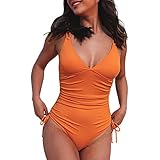 Badeanzug Damen Große Größe, Bauchweg Badeanzug Damen Sport, Einteiliger Strandmode Hoch Taillierte Monokini Badeanzüge Für Frauen Bademode Swimsuit Badeanzüge Für Damen Bauchweg