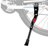Ailelan Seitenständer Fahrrad, Fahrradständer 24-27,5 Zoll, Höhenverstellbar Mountainbike Bike Stand, Fahrradständer Hinterrad rutschfest Fahrrad Ständer Für Mountainbike, Cityrad