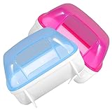 COLLBATH 2 STK Sandbad für Hamster Ratten Hund kühlmatte Tank Haustier Chinchilla-Staub-Badeschüssel Hase Hamster sandbad Hamster-Sandbad Chinchilla-Sand-Badezimmer Chinchilla-Sandbadehaus