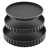 Priksia Drehteller Organizer, 3 Stück Drehplatte Kühlschrank Organizer (26cm+24cm+22cm), 360° Lazy Susan Drehbares Gewürzregal, Küchen Organizer Gewürzregal Drehbar für Küche,Kühlschrank,Schrank