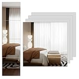 Acryl-Spiegel-Aufkleber für Wände, selbstklebend, sicherer Spiegel, volle Länge, zum Aufkleben auf, Wandmontage, Make-up, groß, Ganzkörpertraining, Fitnessstudio