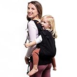 Beco Toddler Kindertrage mit extrabreitem Sitz – Kindertrage aus 100% Baumwolle, leicht und atmungsaktiv – Tragen vorne und hinten – für Kinder mit einem Gewicht zwischen 9 und 27 kg