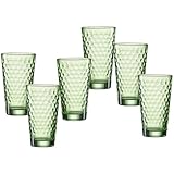 Ritzenhoff & Breker Longdrinkgläser-Set Favo, 6-teilig, Grün, Glas