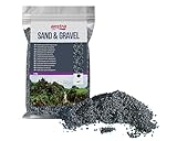 Amtra Black Ceramized Quartz – Feiner Quarz-Aquariumsand, für Süß- oder Salzwasser, 2–3 mm Körnung, Menge 5 kg
