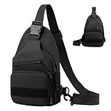Generisch Chest Bag, Travel Sling Bag, 6.69 X 2.75 X 11.42 Inches, Waterproof Hiking, Sports Utility Pouch, Lightweight Storage for Camping, Walking, Daily Use, Outdoor Activities,