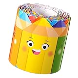 PURPLELILY Bunte Bleistiftbordüre, Pinnwand-Bordüre, 10 m lang, für Pinnwand, Kreidetafel, Klassenzimmer, Dekoration, Kreidetafel-Aufkleber