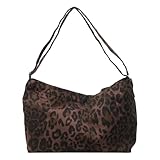 BAUIOREAD Tasche, braunes leopardenmuster, S