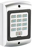 VisorTech Alarmanlage Dummy: Spritzwassergeschützte Alarmanlagen-Tastatur-Attrappe, IP44 (Fake Alarmanlage, Alarmanlage Attrappe Haus, Codeschloss)