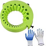 2er-Pack Bohrerspitzer-Set mit Schleifaufsatz und Handabdeckungen, universelles Bohrer-Schärfwerkzeug für 0,1–12,5 mm Bits, Werkstattzubehör