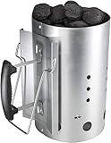 GFTIME XL Kohle Anzündkamn für Weber 7416 Holzkohlegrill zubehör, Grillkamin Anzünder mit Doppelgriff, Grillkohleanzünder Rapidfire (7416)